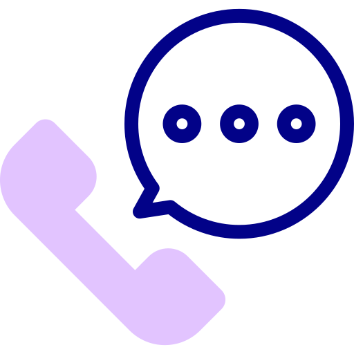 telefoongesprek Detailed Mixed Lineal color icoon