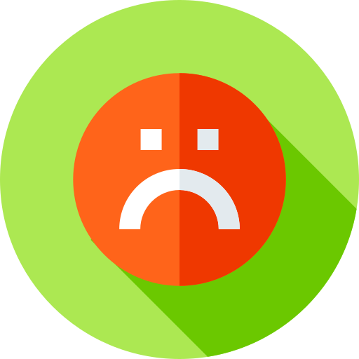 Bad review Flat Circular Flat icon