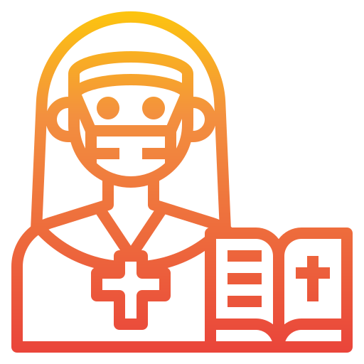수녀 itim2101 Gradient icon