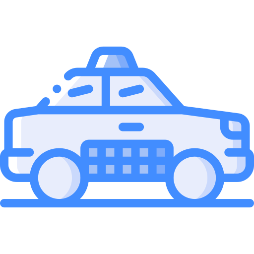 タクシー Basic Miscellany Blue icon