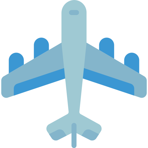 vliegtuig Basic Miscellany Flat icoon