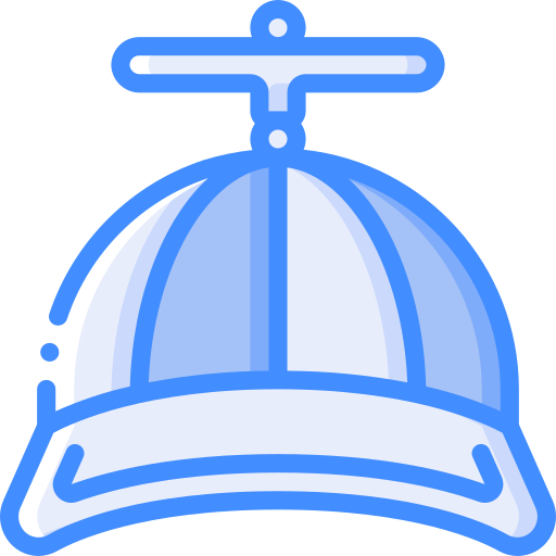 Hat Basic Miscellany Blue icon