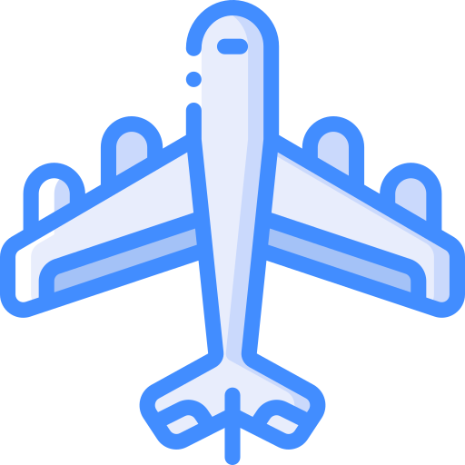 avión Basic Miscellany Blue icono