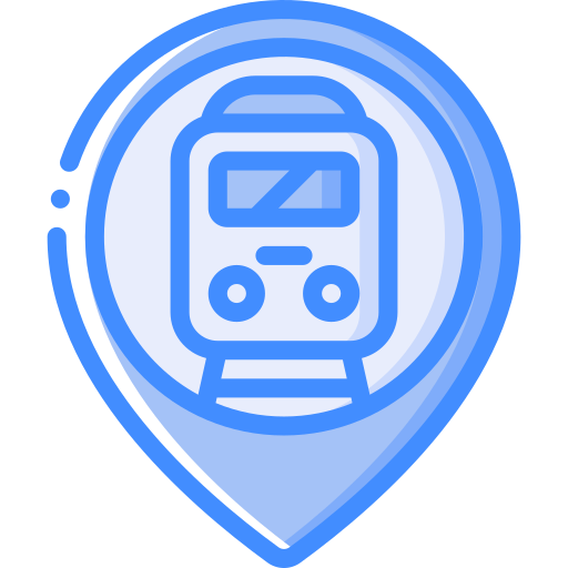 stazione ferroviaria Basic Miscellany Blue icona