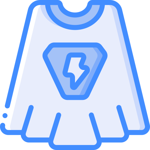 capo Basic Miscellany Blue icona