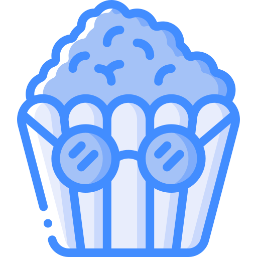 popcorn Basic Miscellany Blue icona