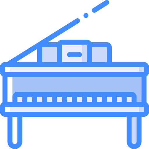 피아노 Basic Miscellany Blue icon