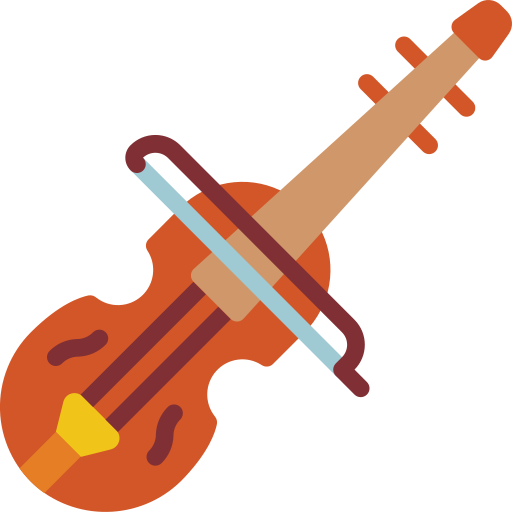 violino Basic Miscellany Flat icona