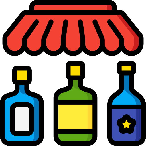 Off license Basic Miscellany Lineal Color icon
