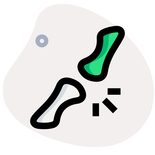 gebrochener knochen Generic Rounded Shapes icon