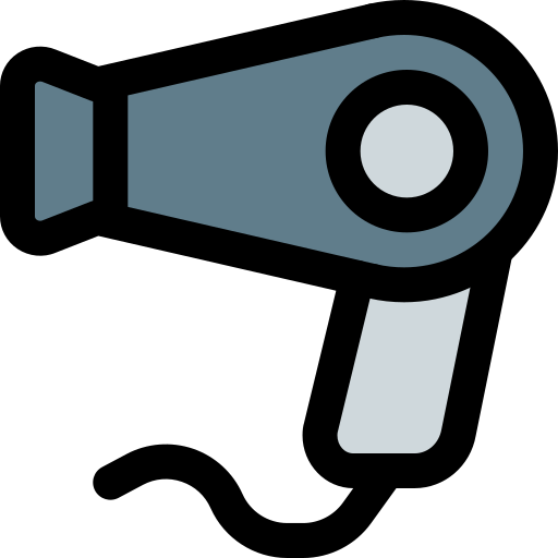 Hair dryer Pixel Perfect Lineal Color icon