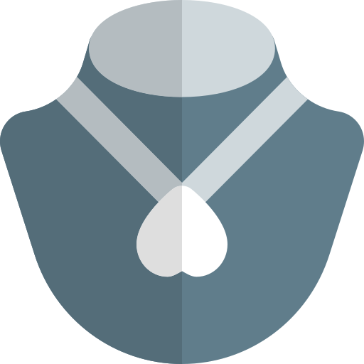 Necklace Pixel Perfect Flat icon