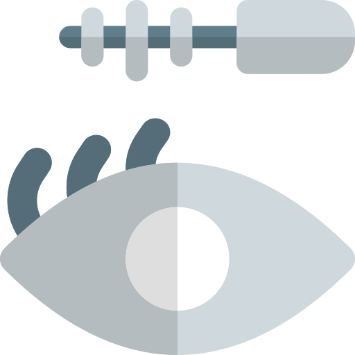 Eye mascara Pixel Perfect Flat icon