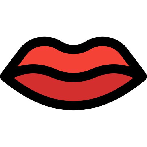 Lips Pixel Perfect Lineal Color icon