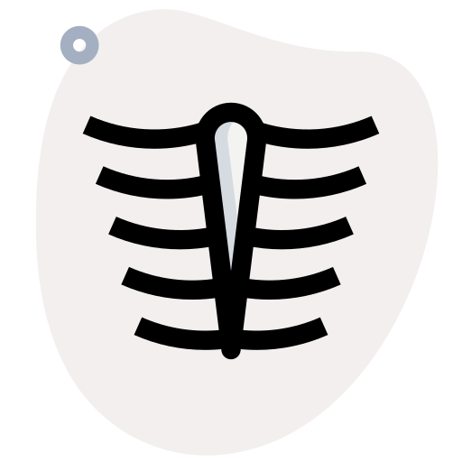 Rib cage Generic Rounded Shapes icon