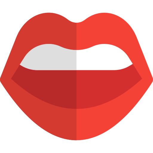 Mouth Pixel Perfect Flat icon