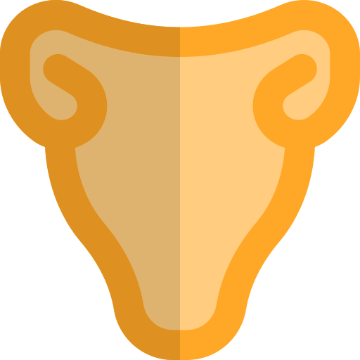 Uterus Pixel Perfect Flat icon