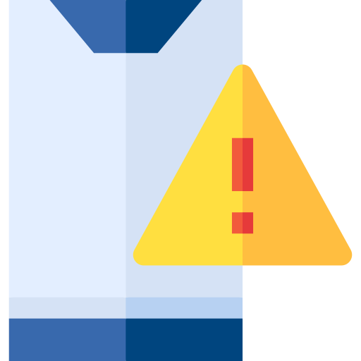 警告標識 Basic Straight Flat icon