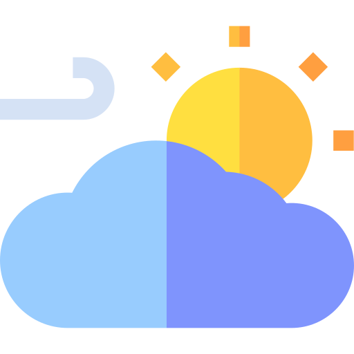 흐림 Basic Straight Flat icon