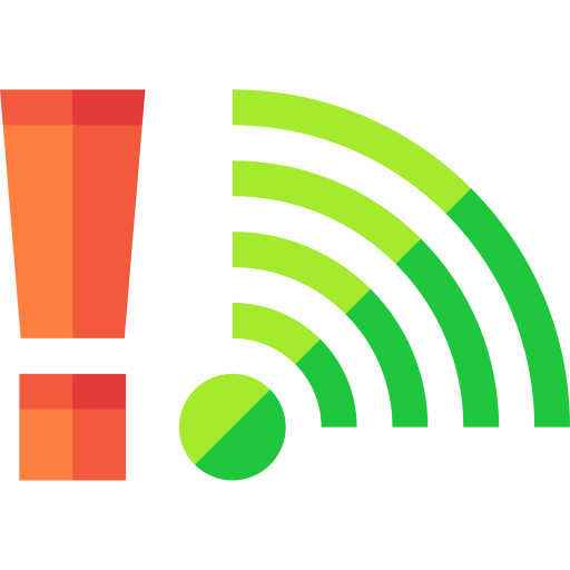 wi-fi Basic Straight Flat icon