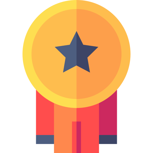 Medal Basic Straight Flat icon