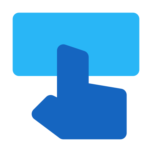 클릭당 지불 Generic Blue icon