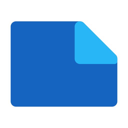 fichier Generic Blue Icône