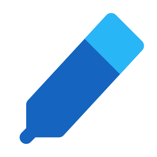 Pencil Generic Blue icon