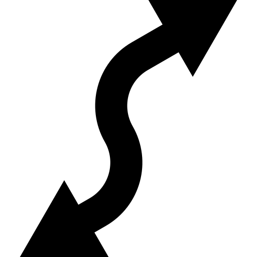 flecha dupla Generic Glyph Ícone