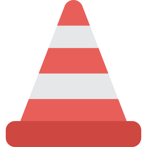 cone de tráfego Generic Flat Ícone