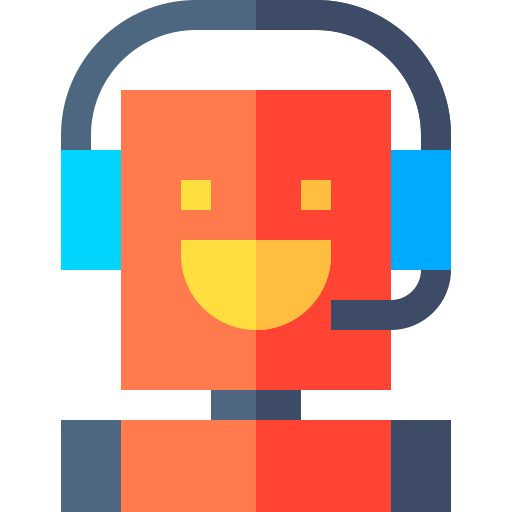 chatbot Basic Straight Flat icono