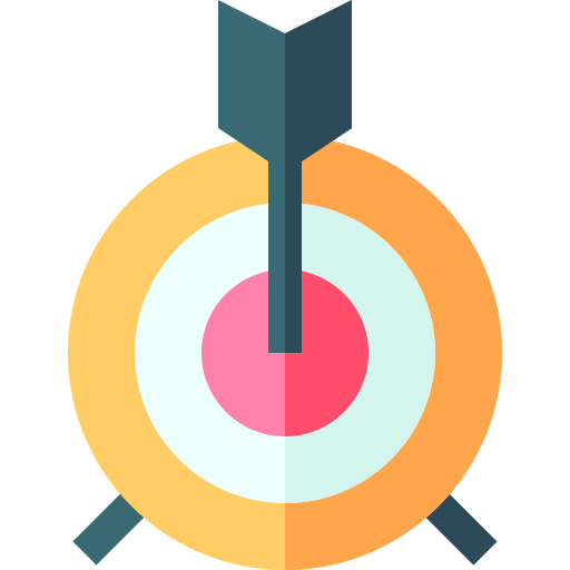 Dartboard Basic Straight Flat icon