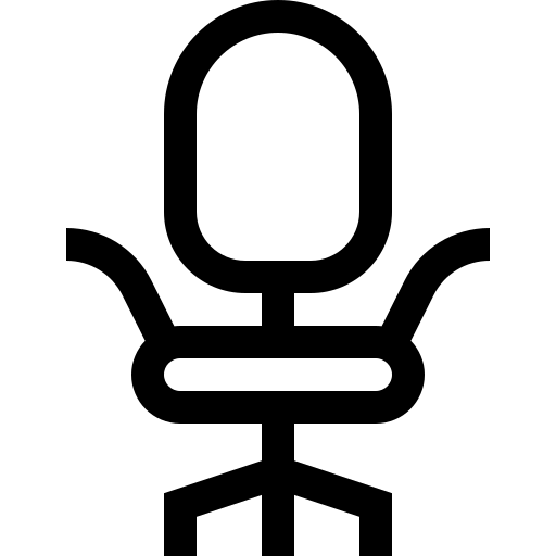 bürostuhl Basic Straight Lineal icon