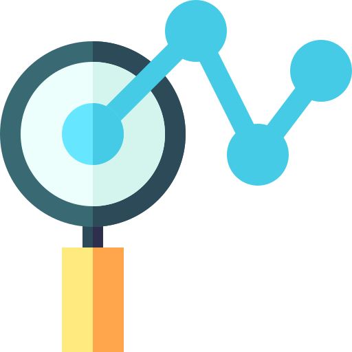 Data analytics Basic Straight Flat icon