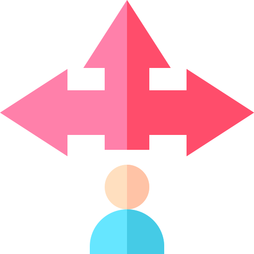 Career path Basic Straight Flat icon