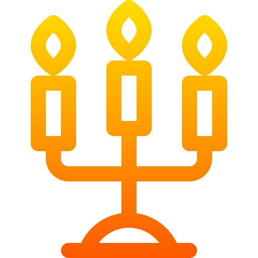 candelabrum Basic Gradient Lineal color icon