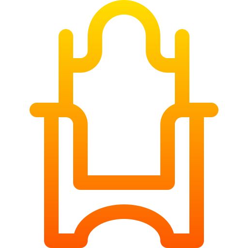 王位 Basic Gradient Lineal color icon