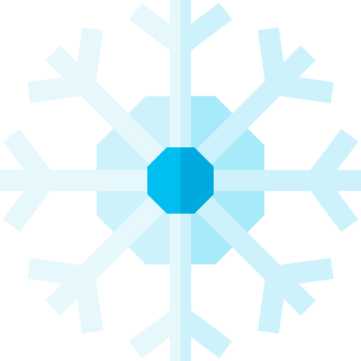 Snowflake Basic Straight Flat icon