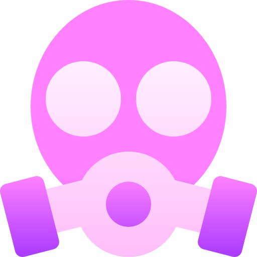 Gas mask Basic Gradient Gradient icon