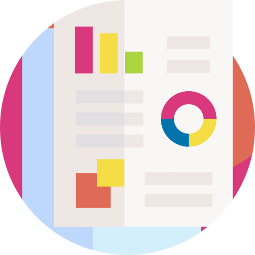 analyse Detailed Flat Circular Flat icoon