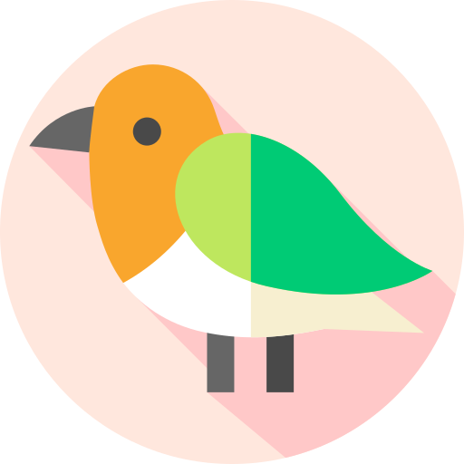 Bird Flat Circular Flat icon