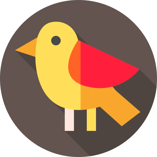 鳥 Flat Circular Flat icon