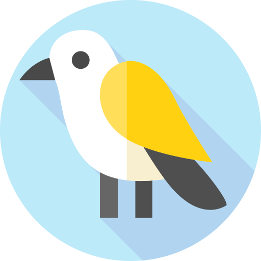 Bird Flat Circular Flat icon