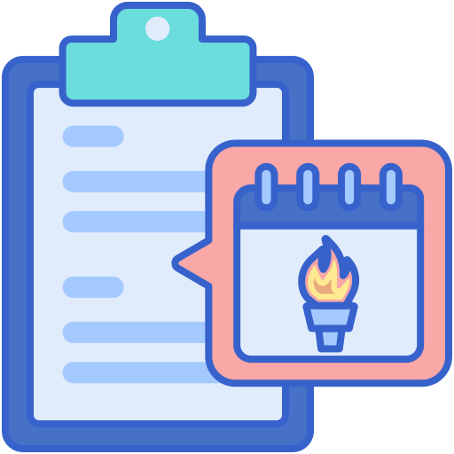 Schedules Flaticons Lineal Color icon