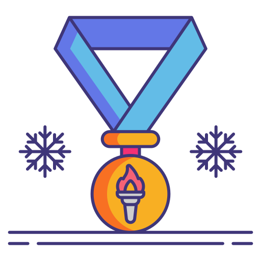 medal Flaticons Lineal Color ikona