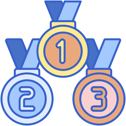 Medal Flaticons Lineal Color icon