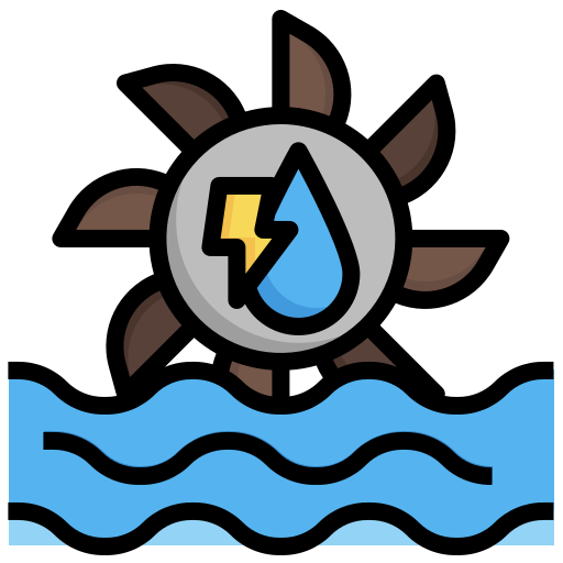 energía hidroeléctrica Surang Lineal Color icono