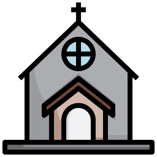 христианство Surang Lineal Color иконка
