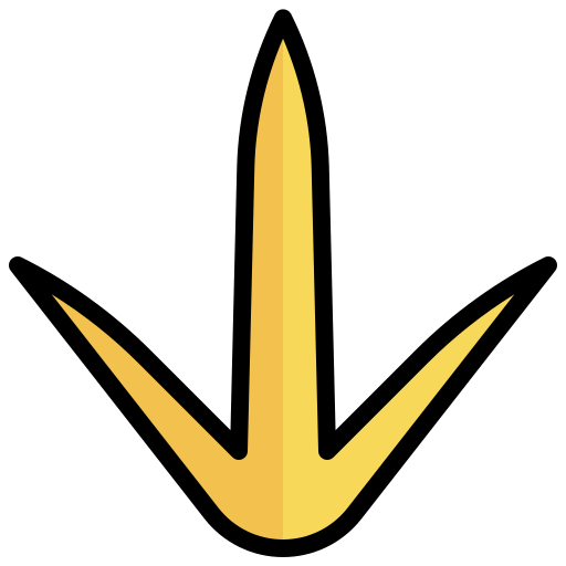 ptak Surang Lineal Color ikona