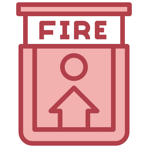 alarme incendie Surang Red Icône